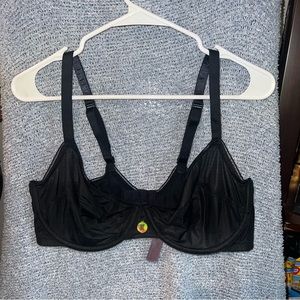 Savage x Fenty Lightly Lined Black Bra